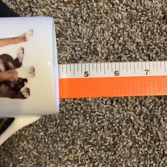 Boxer Dog Ceramic Mug Coffee Cup Paw Print Interior Dimension 9 Pets 4" - Picture 6 of 6